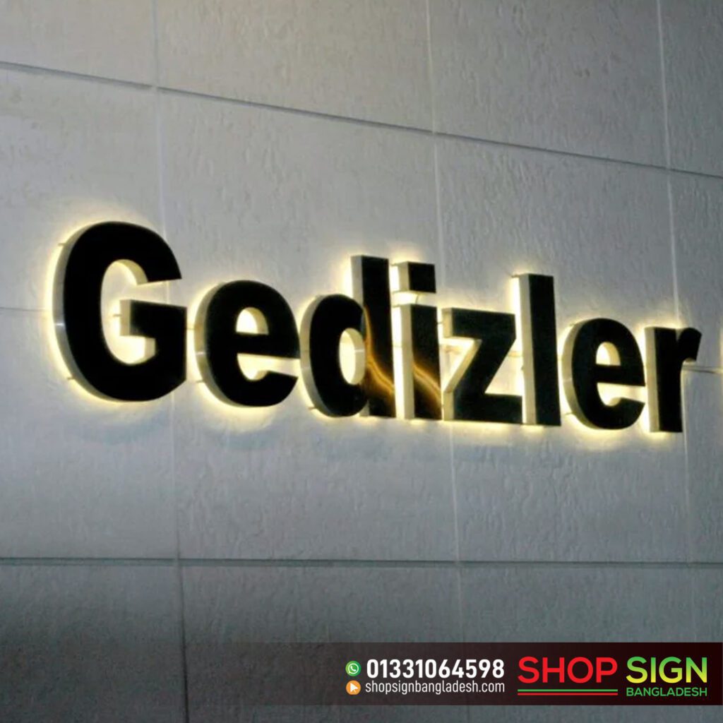 Acrylic Letter LED Sign Board