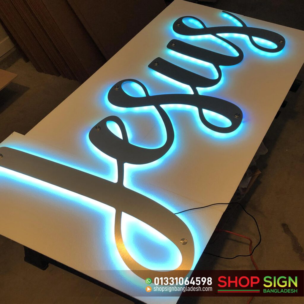 Backlight Acrylic LED Letter Advertising Sign