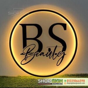 Bell Signboard | LED Lighting Round Logo Sign