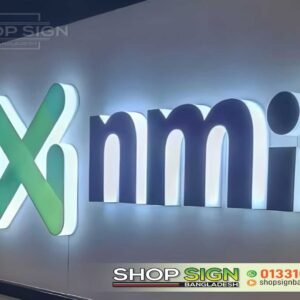 Office Name Plate Design & Acrylic LED Logo Sign