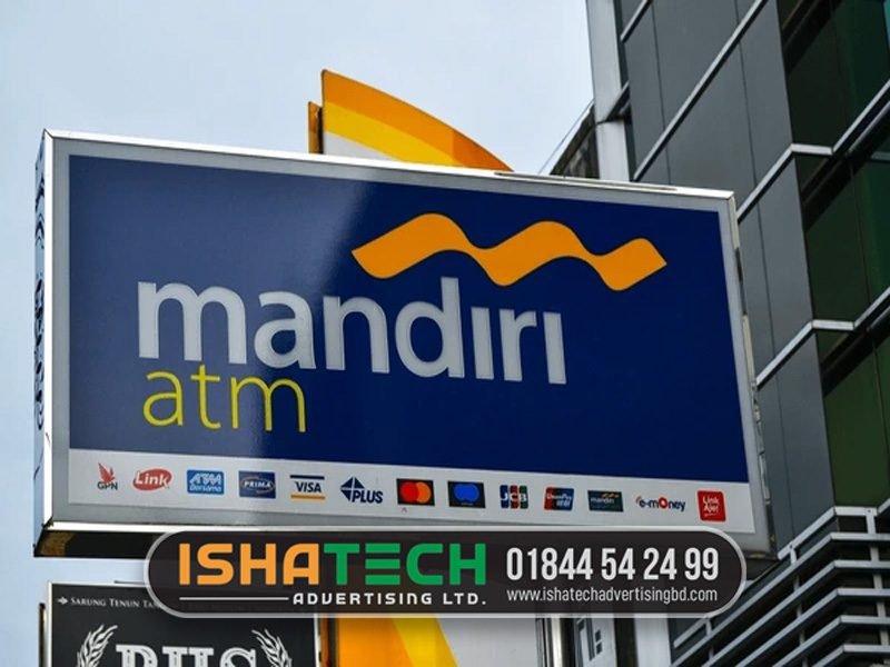 Bank Booth Signboard Design
