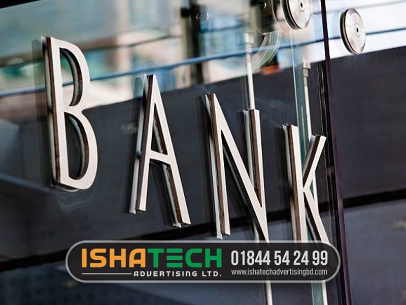 Bank Booth Signboard Design