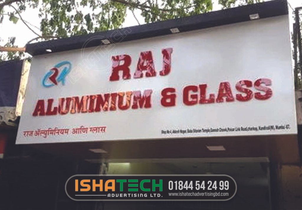 Best Design Aluminium Shop Signboard