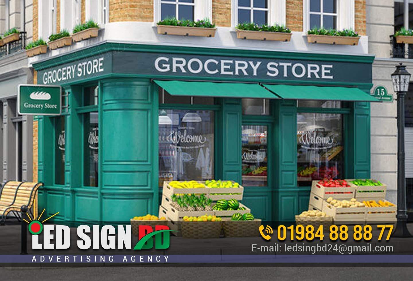 Read more about the article Grocery Shop Signboard BD – Design, Materials & Price Guide