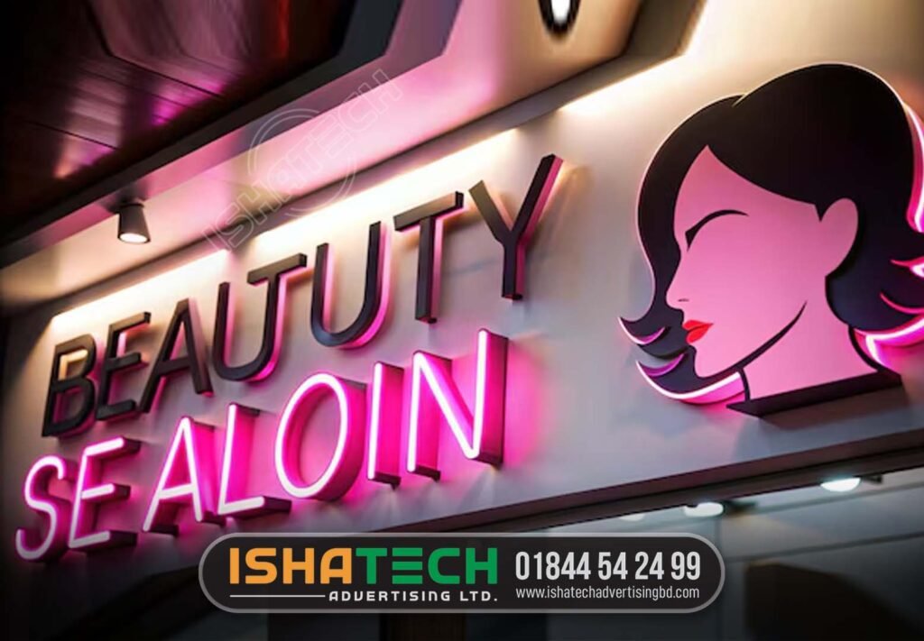 Best Salon Signboard Design for Beauty Parlour