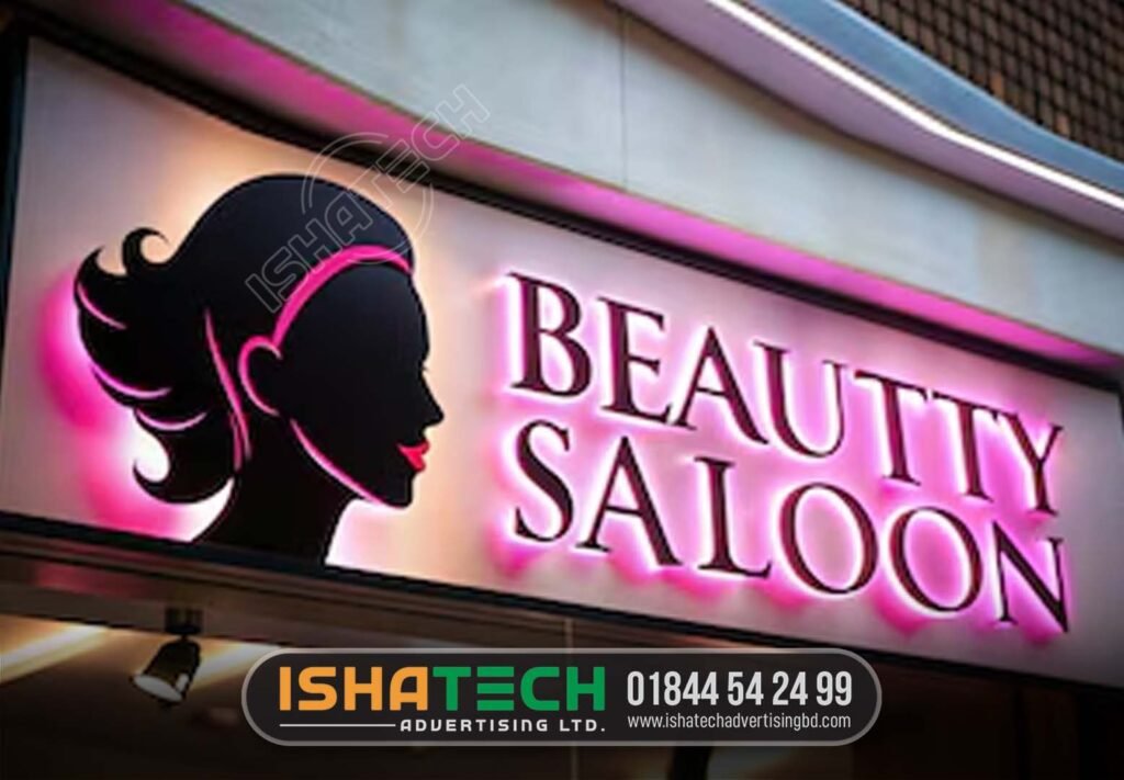 Best Salon Signboard Design for Beauty Parlour