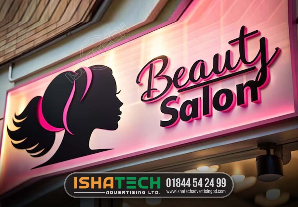 Best Salon Signboard Design for Beauty Parlour
