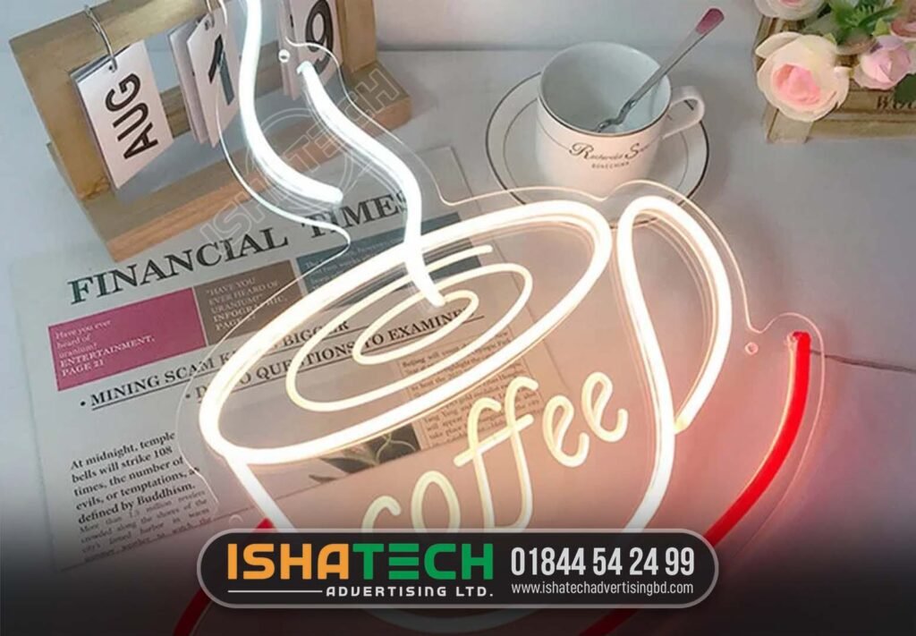 Best Coffee Shop Neon Sign Design