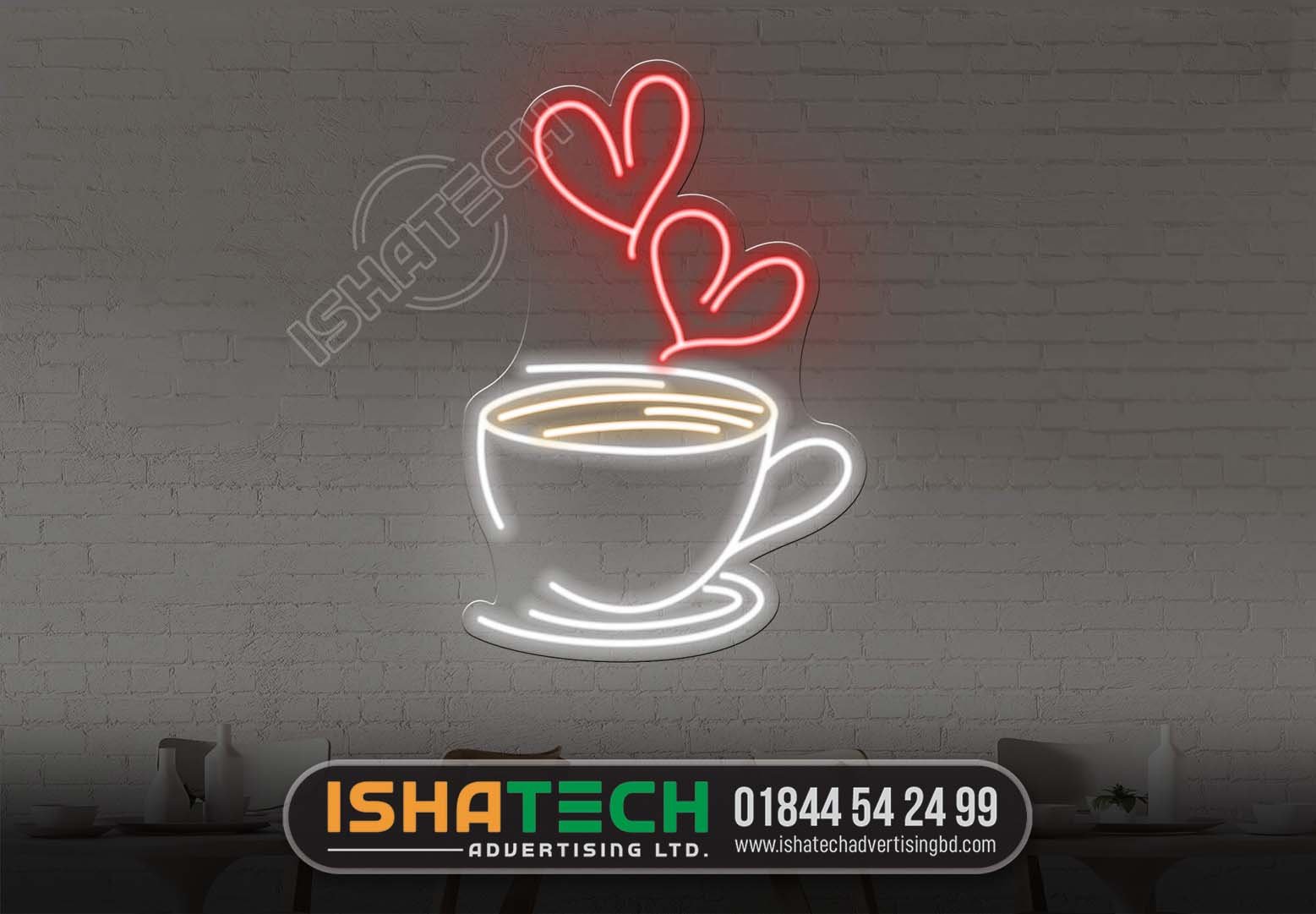 Read more about the article Coffee Shop Neon Sign Design