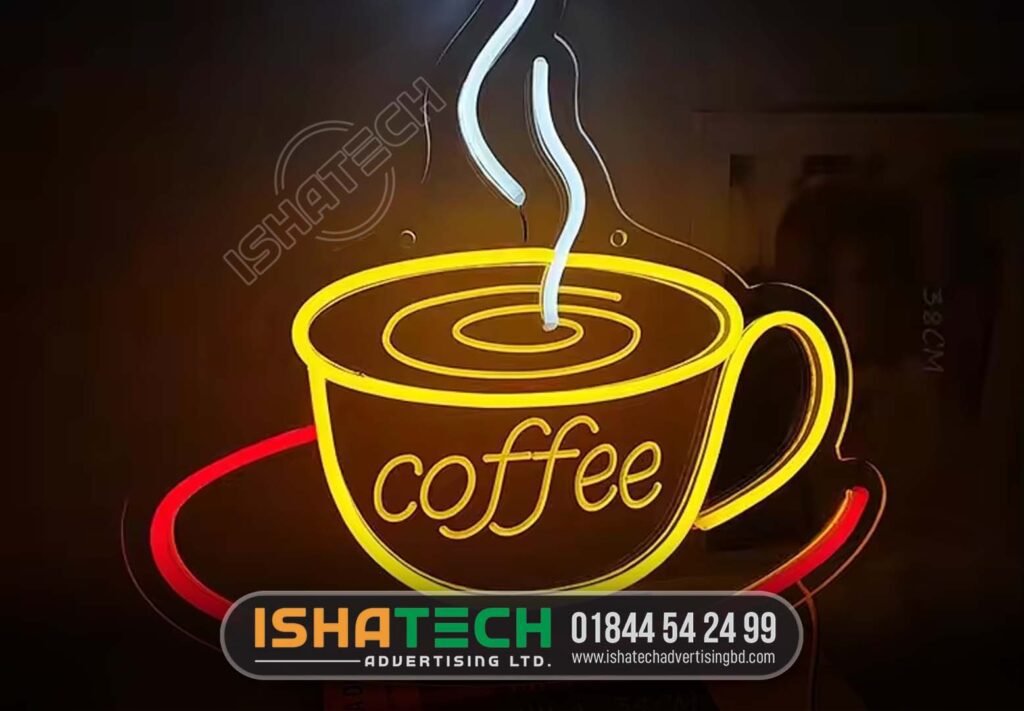 Best Coffee Shop Neon Sign Design