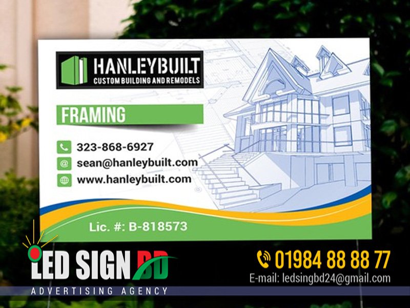 Construction Site & Factory Signboard