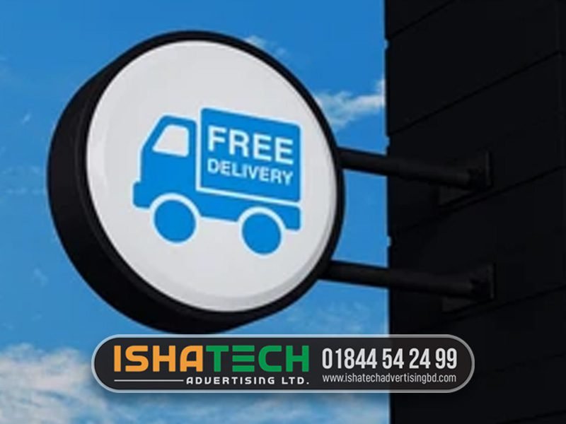 Delivery Service Office Signboard Design