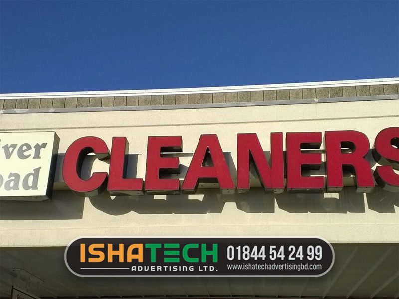 Dry Clean Shop Signboard Design
