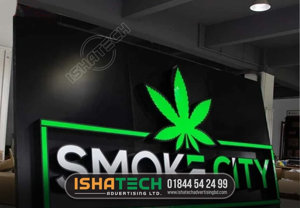 Interior Design Showroom Signboard 