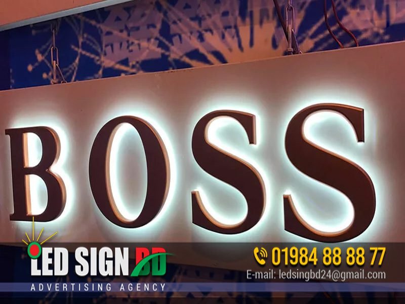 Premium 3D Acrylic Letter Signboard in BD