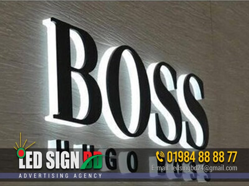 Premium 3D Acrylic Letter Signboard in BD
