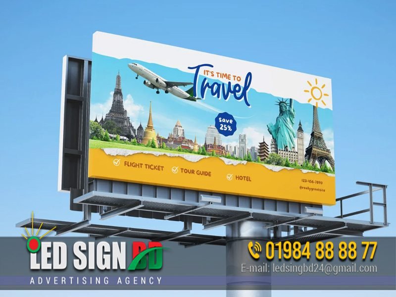 Travel Agency Signboard Design