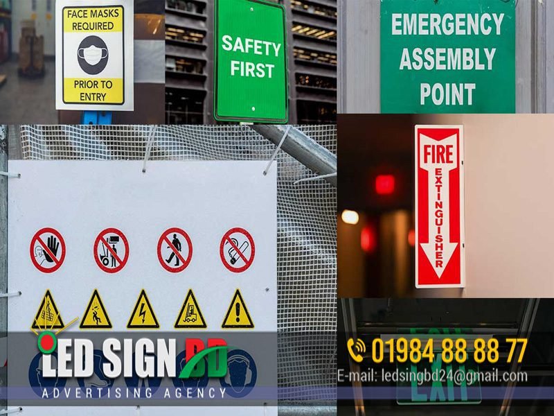 Warning Signboard Factory Area Design Dhaka