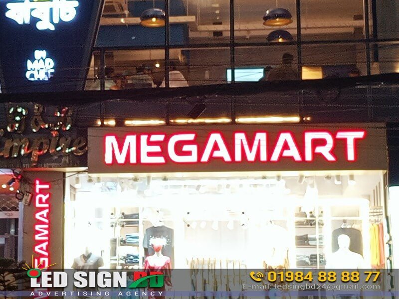 Laser Cut Shop Sign