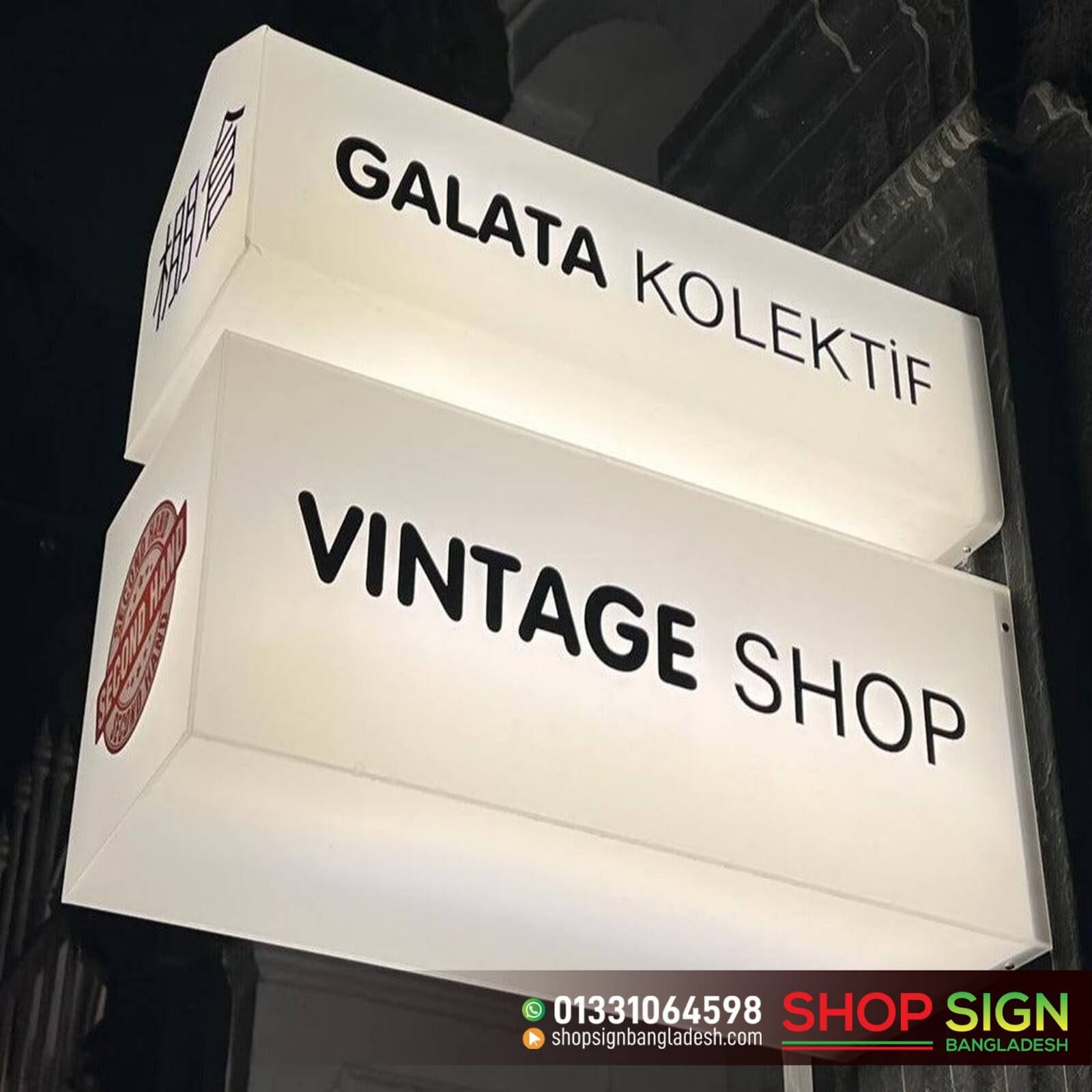 Light Box Shop Sign Board