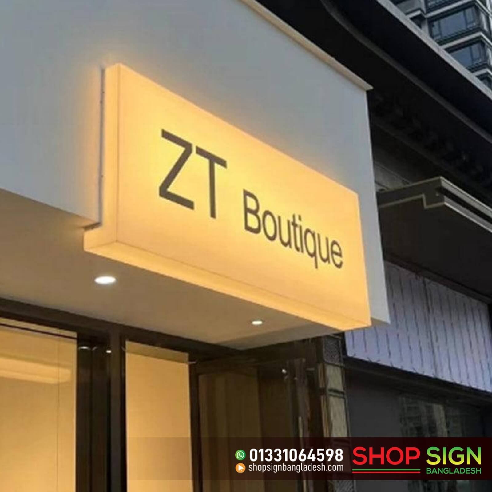Light Box Shop Sign Board