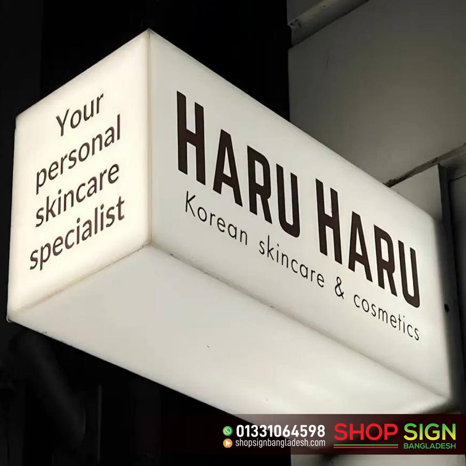 Light Box Shop Sign Board