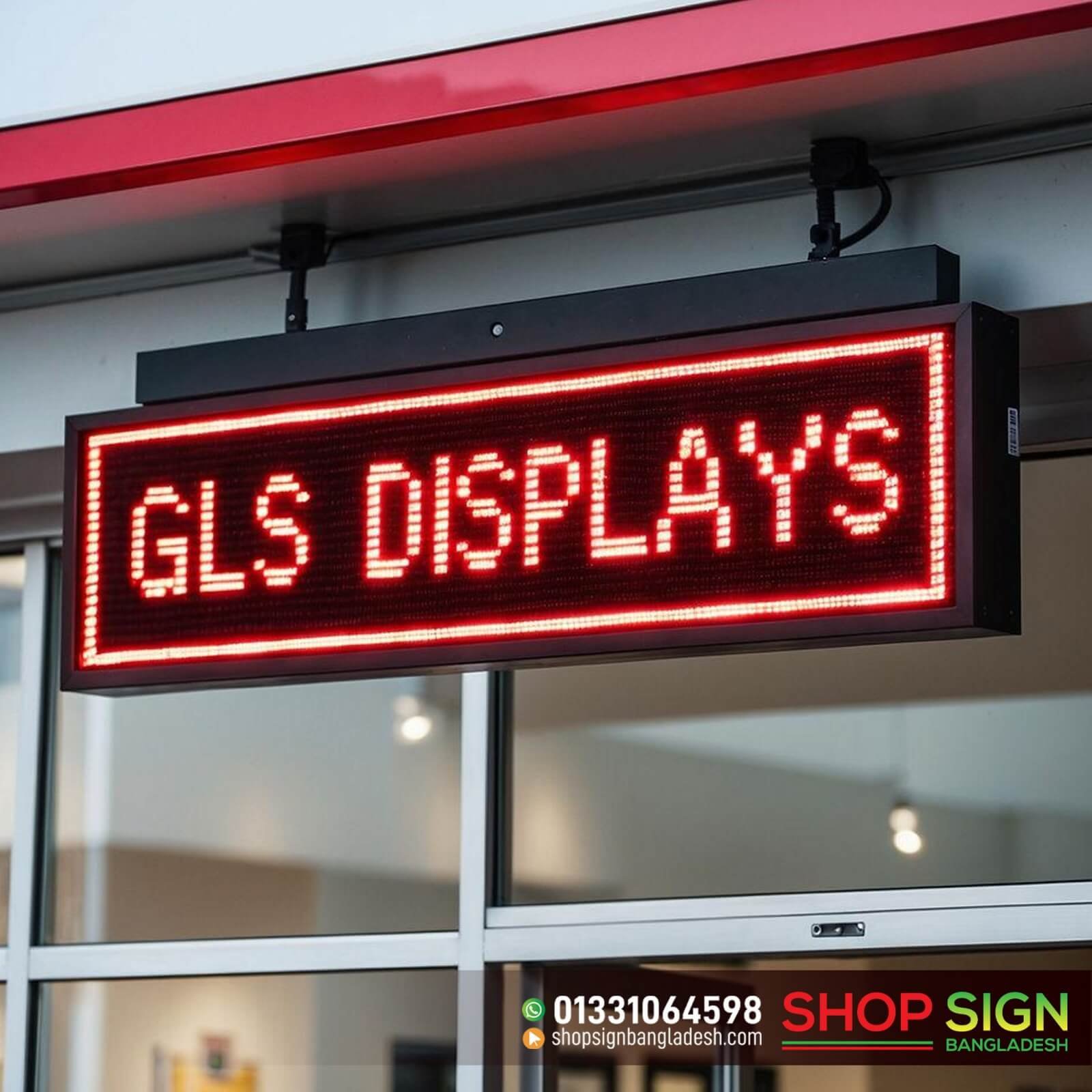 Scrolling LED Shop Sign Board