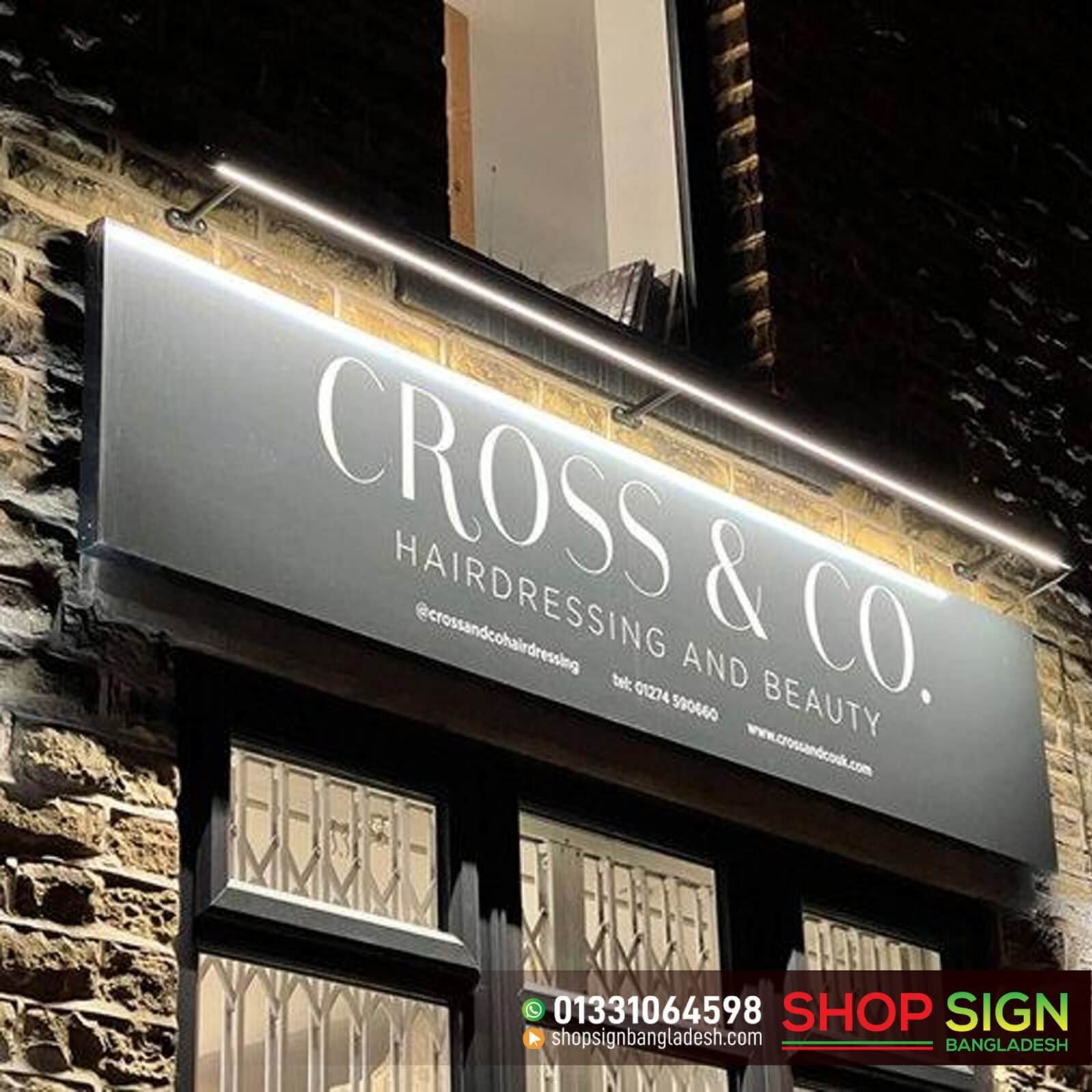 Aluminium Shop Sign Boards