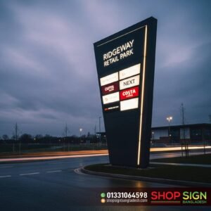 Pole Shop Sign Boards